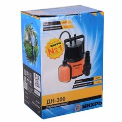 Насос дренажный Вихрь ДН-300 для чистой воды 133 л/мин (68/2/6) - фото 5