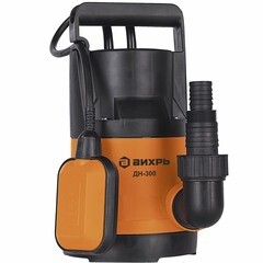 Изображение товара Насос дренажный Вихрь ДН-300 для чистой воды 133 л/мин (68/2/6)