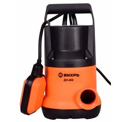 Насос дренажный Вихрь ДН-400 для чистой воды 188 л/мин (68/2/1) - фото 6