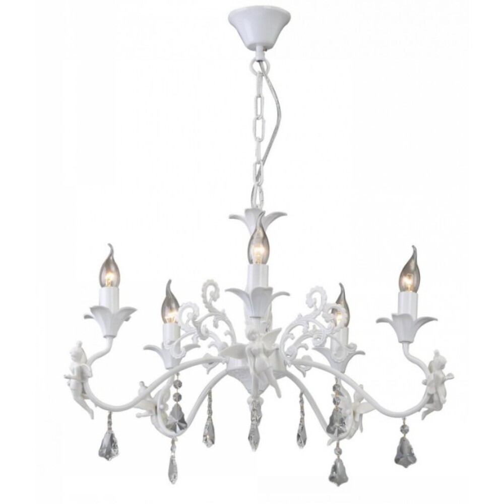 Изображение товара Люстра потолочная Arte Lamp Angelina E14 200 Вт 10 кв.м (A5349LM-5WH)