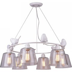 Изображение товара Люстра потолочная Arte Lamp Passero E27 240 Вт 9 кв.м (A4289LM-6WH)