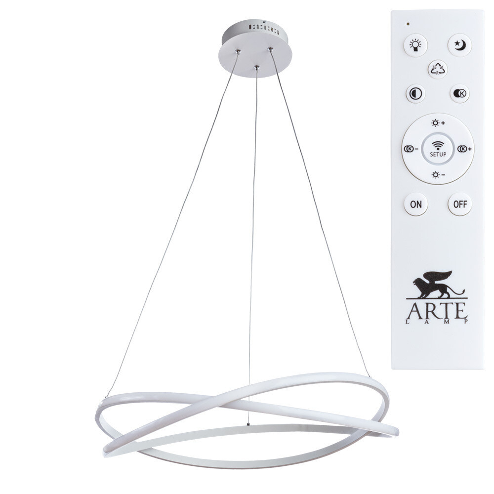Изображение товара Люстра светодиодная подвесная Arte Lamp Swing 162 Вт белый дизайн современный