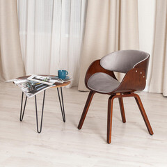 Стул-кресло Lando серый (13658) - фото 4