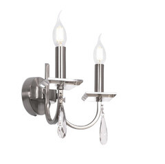 Бра Freya Forte E14 80 Вт 220-240 В никель IP20 (FR1006WL-02N) - фото 1