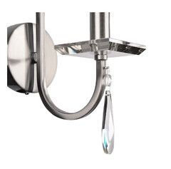 Бра Freya Forte E14 40 Вт 220-240 В никель IP20 (FR1006WL-01N) - фото 2