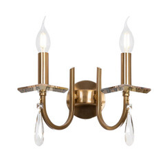 Бра Freya Forte E14 80 Вт 220-240 В латунь IP20 (FR1006WL-02G) - фото 1