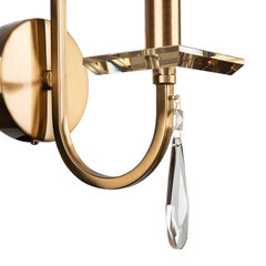 Бра Freya Forte E14 40 Вт 220-240 В латунь IP20 (FR1006WL-01G) - фото 2