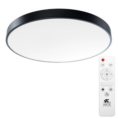 Светильник светодиодный Arte Lamp Arena 2700-6500К 80 Вт 25 кв.м черный IP20 (A2673PL-1BK) - фото 2