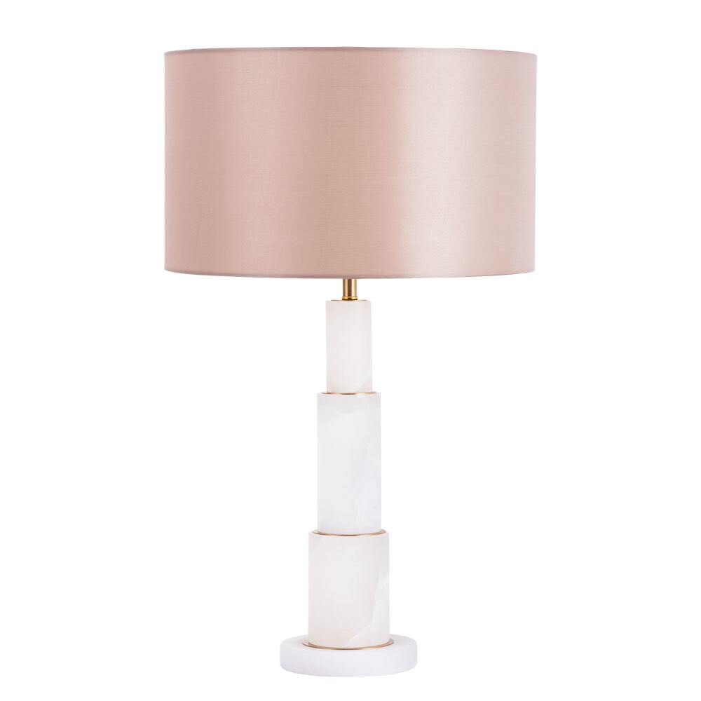 Изображение товара Настольная лампа Arte Lamp Ramada A3588LT-1PB с тканевым плафоном и металлическойbase