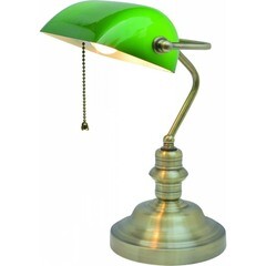 Изображение товара Лампа настольная E27 60 Вт Arte Lamp Banker (A2492LT-1AB)