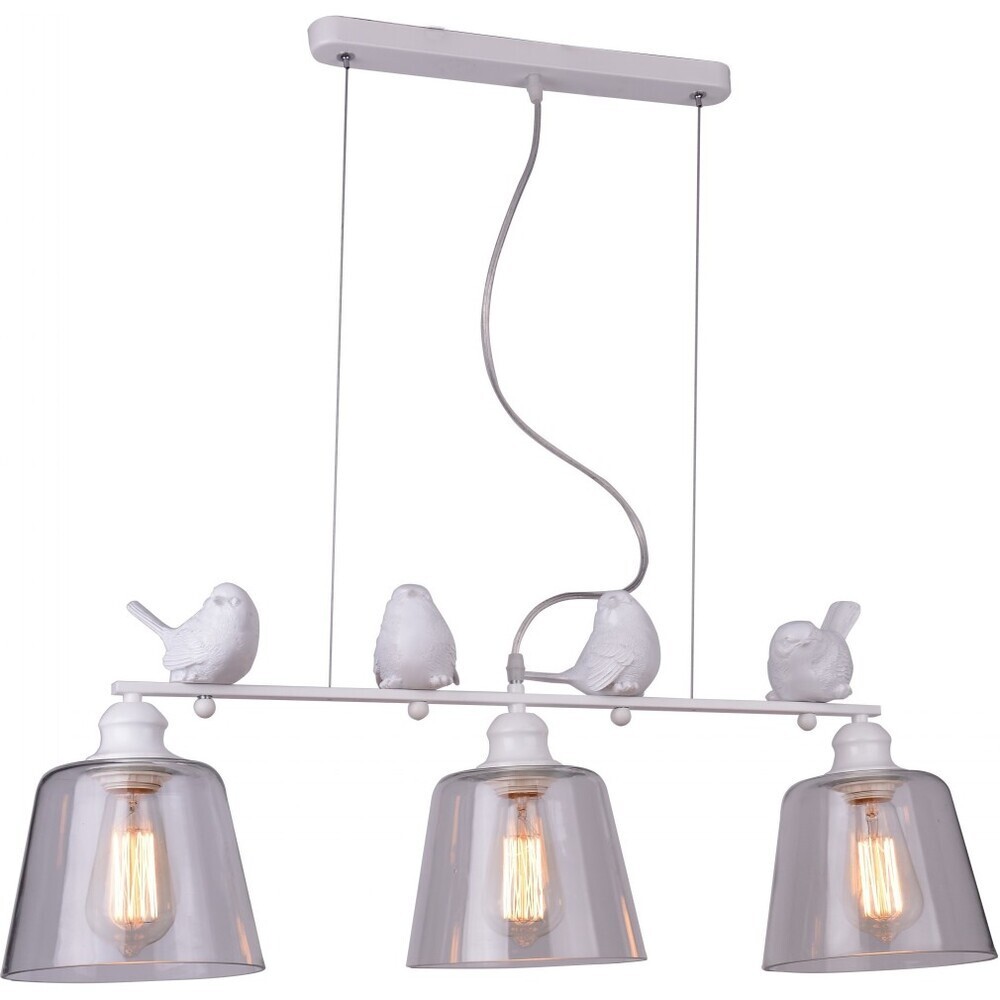 Изображение товара Подвесной светильник Arte Lamp Passero E27 120 Вт 6 кв.м глянцевый белый