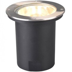 Изображение товара Светильник тротуарный встраиваемый Arte Lamp Piazza матовое серебро E27 75 Вт IP65 (A6013IN-1SS)