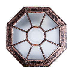 Светильник садово-парковый настенный Arte Lamp Pegasus античная медь E27 60 Вт IP44 (A3100PL-1AC) - фото 2