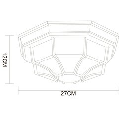 Светильник садово-парковый настенный Arte Lamp Pegasus бело-золотой E27 60 Вт IP44 (A3121PF-1WG) - фото 2