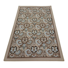 Ковер 1х1,5 м прямоугольный Мессина серо-голубой - фото 1