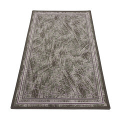 Ковер 1х1,5 м прямоугольный Амазония фиолетово-серый - фото 1