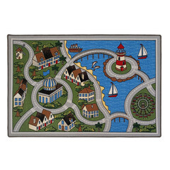 Ковер 1х1,5 м прямоугольный Маяк разноцветный - фото 1