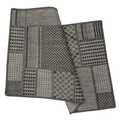 Изображение товара Ковер 0,66х1,1 м прямоугольный Лира серый безворсовый