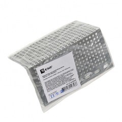 Держатель EKF PROxima Nova для двойной розетки 71,5х130х60 мм металлический серый (nv-h-socket) - фото 3