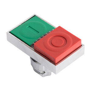 Кнопка прямоугольная EKF PROxima XB4 220 В IP54 с подсветкой пуск-стоп ...