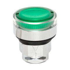 Кнопка плоская EKF PROxima XB4 380 В IP54 без фиксации с подсветкой зеленая (XB4BW-G) - фото 5