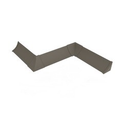 Комплект заглушек и уголков для плинтуса 56х30х7 мм антрацит Korner - фото 2