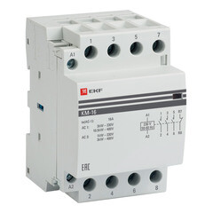 Контактор модульный EKF PROxima 230-400 В 16 А тип AC 3НО+1НЗ (km-3-16-31) - фото 2