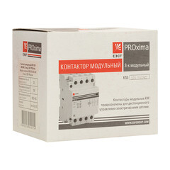 Контактор модульный EKF PROxima 230-400 В 32 А тип AC 3НО+1НЗ (km-3-32-31) - фото 6