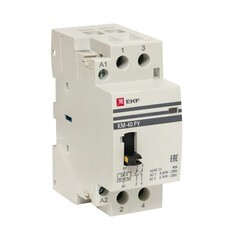 Контактор модульный EKF PROxima (km-2m-40-20) 230-400 В 40 А тип AC 2Р