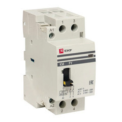 Контактор модульный EKF PROxima 400 В 63 А тип AC 2НО (km-2m-63-20) - фото 3