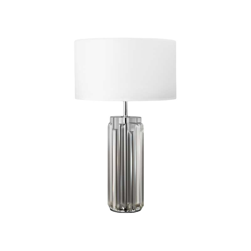 Изображение товара Настольная лампа Maytoni Muse MOD304TL-01GR с текстильным абажуром и литым стеклом