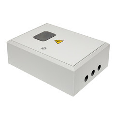 Щит учетно-распределительный навесной EKF PROxima ЩУРн 1/12 металлический IP31 400х300х140 мм 12 модулей с монтажной панелью - фото 9