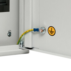 Щит учетно-распределительный навесной EKF PROxima ЩУРн 1/12 металлический IP31 400х300х140 мм 12 модулей с монтажной панелью - фото 8