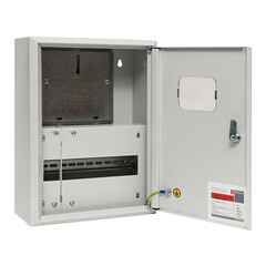 Щит учетно-распределительный навесной EKF PROxima ЩУРн 1/12 металлический IP31 400х300х140 мм 12 модулей с монтажной панелью - фото 7