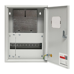 Щит учетно-распределительный навесной EKF PROxima ЩУРн 1/12 металлический IP31 400х300х140 мм 12 модулей с монтажной панелью - фото 6