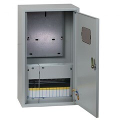 Изображение товара Щит учетно-распределительный навесной EKF PROxima ЩУРн 3/12 металлический IP31 500х300х160 мм 12 модулей с монтажной панелью