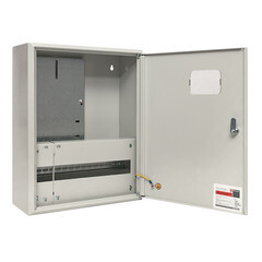 Щит учетно-распределительный навесной EKF PROxima ЩУРн 3/18 металлический IP31 500х400х160 мм 18 модулей с монтажной панелью - фото 4