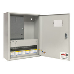 Щит учетно-распределительный навесной EKF PROxima ЩУРн 3/18 металлический IP31 500х400х160 мм 18 модулей с монтажной панелью - фото 1