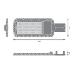 Светильник уличный светодиодный Ledvance Urban Lite XL 4000К 150 Вт консольный IP65 (4058075678293) - фото 2