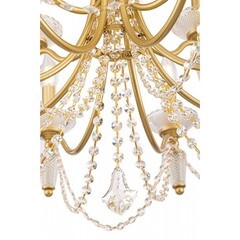 Люстра подвесная Freya Zoe E14 280 Вт 18,66 кв.м (FR2009PL-07G) - фото 4