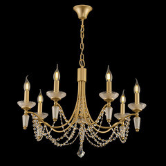 Люстра подвесная Freya Zoe E14 280 Вт 18,66 кв.м (FR2009PL-07G) - фото 2