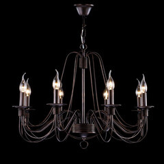 Люстра подвесная Freya Velia E14 480 Вт 32 кв.м (FR2046-PL-08-BR) - фото 2