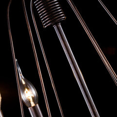 Люстра подвесная Freya Velia E14 360 Вт 24 кв.м (FR2046-PL-06-BR) - фото 3