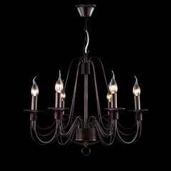 Люстра подвесная Freya Velia E14 360 Вт 24 кв.м (FR2046-PL-06-BR) - фото 4