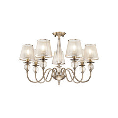 Люстра подвесная Freya Inessa E14 280 Вт 18,66 кв.м (FR2685PL-07BZ) - фото 2