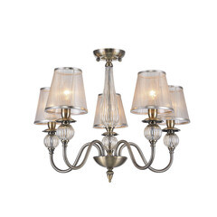 Люстра подвесная Freya Inessa E14 200 Вт 13,33 кв.м (FR2685PL-05BZ) - фото 2