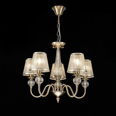 Люстра подвесная Freya Inessa E14 200 Вт 13,33 кв.м (FR2685PL-05BZ) - фото 4