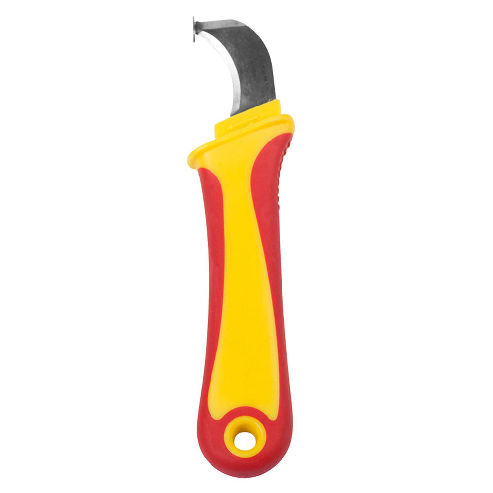 Изображение товара Ручной кабельный нож Rexant 180 мм для снятия изоляции с профессиональным лезвием