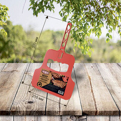 Веер для мангала Firewood с вырубкой 210х320 мм - фото 2