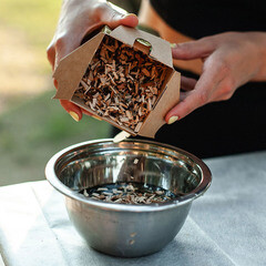 Щепа для копчения яблоня Boyscout 0,295 кг 1 л - фото 3